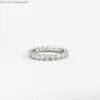 Eheringe ANDYWEN 100 925 Sterling Silber Gold 3mm Zirkon CZ Ring Luxus Große Größe Frauen Exquisite Schmuck 2023 Kristall frauen Frühling Hochzeit Z230712