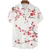 Chemises habillées pour hommes Chemise à fleurs Chemise hawaïenne Hommes Vêtements Lâche Respirant Chemises pour hommes Été Homme Chemise Rue Casual Manches Courtes Tops 5xl 230710