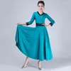 Stage Wear Ballroom Dance Dress Femmes Espagnol Costumes Modernes Valse Rumba