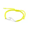 Bracelets porte-bonheur Double nez en acier inoxydable vague réglable tressé plage Surf gothique Punk bracelets pour femmes hommes fête cadeaux de mariage