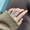 Cluster Rings WPB S925 Sterling Silver Women Cut Heart Ring Femme 8mm Bright 8A Zircon Luxury Jewelry Girl's Holiday Gift Party