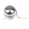 100pcs Wholesale Stainless Steel Egg Shaped Egg-shaped Tea Balls Teakettles Infuser Strainer Locking Spice Ball 4cm