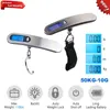 Measuring Tools LCD Display Electronic Scale Digital Luggage 10g 50kg Portable Handheld Electron Hanging Hook Weight Balance 230710