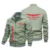 Herrenjacken Herbst Winter Herrenjacke Gold Wing Print Jacke Damenmode Windjacke Custom Motorrad Racing Jacke 230710