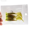 Baits Lures JYJ 3.5g jig hook con 6cm coda morbida esca esca verme verme silice attrezzatura da pesca grub esca per attrezzatura da pesca pesce persico HKD230710