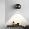 Duvar lambası Modern Döner LED Işık İskandinav Yatak Odası Başucu Merdiven Koridor Koridoru Yukarı Aydınlık Azunlar Spot Işık