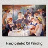 Migliore arte su tela The Luncheon of Boating Party Pierre Auguste Renoir Dipinto a mano Impressionista Artwork Living Room Decor