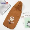 Dog Apparel Fashion Hoodie Spring Autumn Pet Clothes For Small Dogs Clothing Cute Cartoon Sweatshirt Warm Outfits Jacket