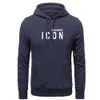 Men's Hoodies Sweatshirts Icon Mens Hoodie Man Off White Clothe Long Sleeve Street Clothing