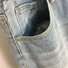 GZ SML – jean taille haute imprimé pour femmes, pantalon crayon décontracté, bleu et blanc, nouvelle mode, Sexy