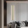 Wall Lamp Modern Bedside For Bedroom Living Room LED Long Strip Lights Nordic Home Decoration Mirror Backlight Sconce