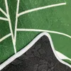 Carpet Top Quality Ins Irregular Leaf Soft Coffee Table Carpets Living Room Decoration Bedroom Green Mats Kids Bedside Area Rug 230710