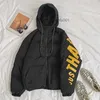 Мужская пузырька Parkas 2019 Новая зимняя куртка Men Parka Письма о хлебной уличной одежде.