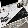 Svart och vit Cherry Blossom Mousepad XL Custom Hemdator Tangentbordsmatta Skrivbordsmattor Laptop Mjuk Anti-halk Bordsmatta Musmatta