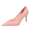 Women's High Heels Wedding Shoes Woman High Heel Pumps OL Party Dress Shoes Yellow Pink White Red Size 34-43