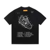 ルーメンズ tシャツデザイナー tシャツは VUITTO ラウンドネック半袖シャツ男性女性トレーナー 3D レター印刷綿オーバーサイズ Tシャツ S-XXXL 03