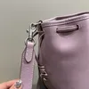 Дизайнер Camila Mini Buckte Bags Кожаная гранянка Bulbble C Рукока