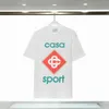 أزياء رجال T Shirt Casablancas Womens tshirts رسائل صدرية عرضية طباعة الأكمام القصيرة الصيفية القمصان القمصان