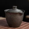 Weingläser LUWU chinesische Keramik Teekanne Wasserkocher Gaiwan Teetasse Kung Fu Chawan Trinkgeschirr 200 ml 230710