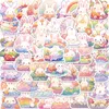 50шт мультфильм Rainbow Rabbit Sticker