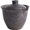 Weingläser LUWU chinesische Keramik Teekanne Wasserkocher Gaiwan Teetasse Kung Fu Chawan Trinkgeschirr 200 ml 230710