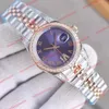 31 mm kobiet zegarki damskie Diamentowe panie Roleje Oglądaj Datejust Sapphire 18K Rose Gold Automatyczny ruch mechaniczny Oyster Jubilee Bransoletka Master Wristwatch R09