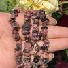 Perline 5-8mm Naturale Pizzo Nero Rhodonite Freeform Chip Ghiaia Pietra Irregolare Per Monili Che Fanno Orecchini FAI DA TE Braccialetto Collana