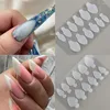 Nail Art Kit False Tips Pad Sticker Costruzione rapida Riutilizzabile In maniaco Finta acqua di stampa Forma Drop On Lines Nails Colo B8e5