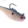 Baits Lures ALASICKA 5/8.5/11.5CM Head Soft Bait T tail Wobbler Fishing Lure Pesca Carp Bass Artificial Rubber Bait Swimbait Fishing Tackle HKD230710