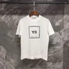 Men's T Shirts Y3 Joint Funds Chest Square Letter Men's And Women's Round Neck Short Sleeved T-shirts Sports Trend