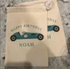 Autre organisation d'entretien ménager Voiture de course vintage Sacs de faveur personnalisés Lot de 20 Custom Retro Racing Birthday Favors Racecar Theme Party Bag 230710