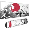 Mouse Pad Gaming Japanese Wave XL Custom Home HD New Mousepad XXL Mechanical Keyboard Pad Soft Natural Rubber PC Table Mat