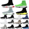 Chaussettes chaussures de créateurs hommes chaussures de sport femmes chaussettes d'entraînement vitesses de démarrage coureurs de chaussures coureur Chaussures habillées baskets Tricot Femmes Marche triple Noir Blanc Rouge Dentelle Sports