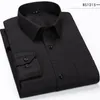 Chemises habillées pour hommes BigTall hommes rayé FormalSocial à manches longues travail d'affaires Smart chemise décontractée grande taille 47 48