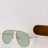 Retro tom solglasögon: Fashionabla PC-bågar med spegelglas, 7 färger, box - unisexglasögon för utomhusbruk Klassisk stil tf557