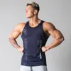 Męskie podkoszulki Siatka Szybkoschnący podkoszulek Mężczyźni Gym Fitness Trening kulturystyczny Koszulka bez rękawów Mężczyzna Lato Casual Stringer Podkoszulek Kamizelka Odzież 230710