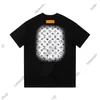 23SS Designer Mens Tees Classical Flower Imprimer T-shirt Luxury Men Summer Double Yarn Coton Tops décontractés Tee 2xl xxl