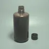 Brown Plastic Bottole Narrow Mouth 1000ML Amber Reagent Bottle Lab Heavy Wall Ware 1PC /LOT