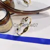 Bangle 18k золота с золотой топ продается браслет из нержавеющей стали, простой хрустальный дизайнер Lucky Pettle Женщины Свадебные браслеты BANDLES JEWELARY J230710