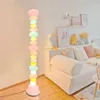 Golvlampor Kawaii Cute Lamp Stand Vibe Hörnsoffa Sängbord Rosa Lampara De Pie Reglerbar Intensidad Vardagsrumsdekoration