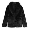 Herrjackor ny stil Päls Herr Fluffiga jackor Höst Vinter Varm Fleece Man Faux Fur Långa rockar Chaquetones Hombre 2020 Plus Size 3XL Z230710