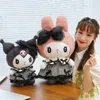 Jupe gothique foncée Kuromi Merlotti peluche grande poupée cadeau de vacances