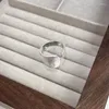 Pierścienie klastrowe 925 srebro geometryczne nieregularny szeroki dla kobiet mężczyzn artystyczny retro regulowany otwarty antyczny osobowość pierścionek prezent