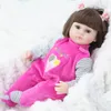 Bambole 42CM Baby Reborn Doll Toys For Girls Sleeping Accompagnare Realistico Realistico Soft Toddler Bebe Regali regalo di compleanno 230710