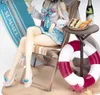 Actie Speelfiguren 24 CM Anime Figuur Kiana Honkai Impact Blauw Badpak Scène Model Poppen Speelgoed Gift Verzamelen Boxed ornamenten Materiaal R230710