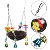 Autres fournitures pour oiseaux Artisanat Nid d'oiseau Jouets pour oiseaux Perroquets pour jouer Bite Climb Swing