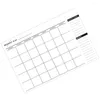 Bloc-notes Pcs pour l'horaire de travail Faire la liste Bloc-notes Planificateur mensuel Horaires