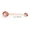 15ml Stainless Steel Coffee Spoon Tea Milk Powder Measuring Spoons Double End Baking Flour Measuring Scoop Home Kitchen Tools TH0928