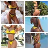 Dames Zwemkleding ARXIPA Sexy Bikini Sets Voor Vrouwen Bandage Badpak Crop Top Badmode String Badpak Hoge Cut Beachwear Effen Print Nieuwe Bader Z230711