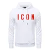 Icône Hoodie Designer Sweater Man Luxury Casual Cotton Centon Taille S-3XL Lettre imprimé 0sze